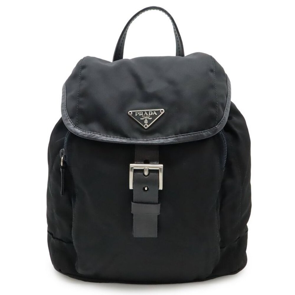 Prada Triangle Logo Backpack Mini Backpack Nylon … - image 1